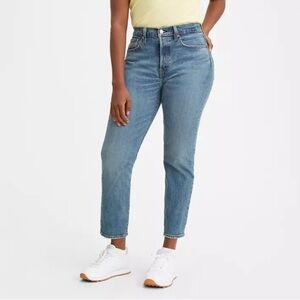 Levi’s Wedgie Icon Fit Denim Ankle Jeans These Dreams Medium Wash 25 Button Fly